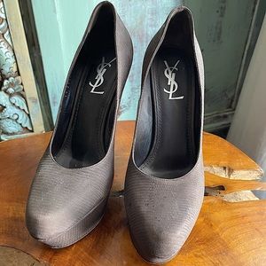 *Authentic* YSL Platform Pumps